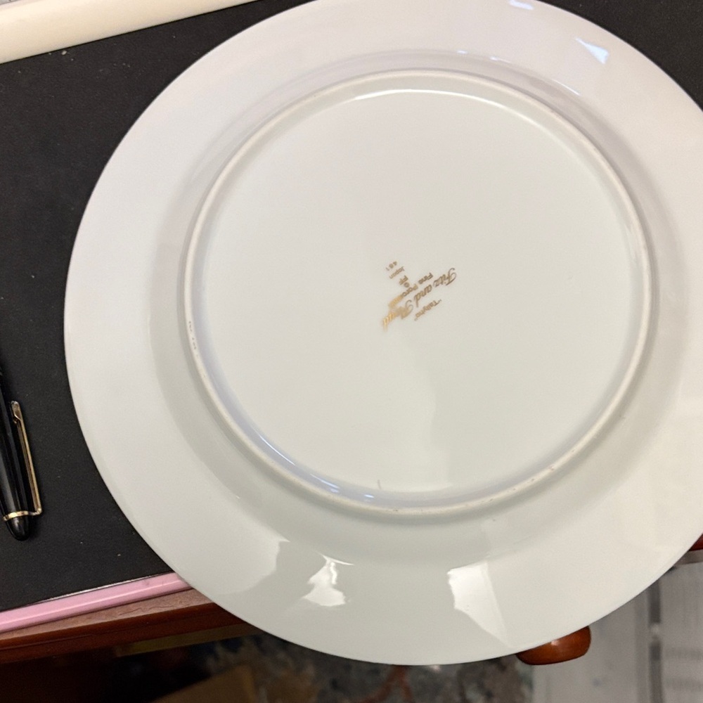 Equestrian Fitz&Floyd Japan  Tallyho Luncheon Plate Set - Picture 12 of 13